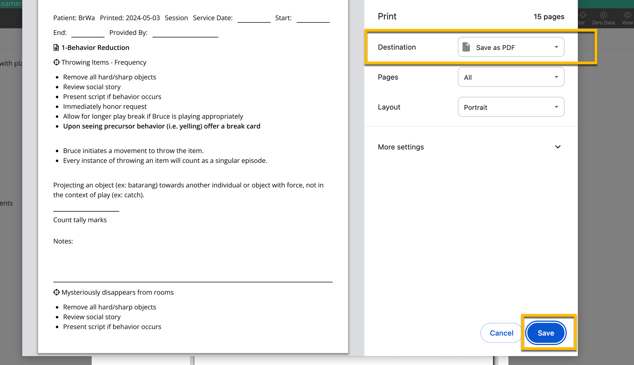 Offline data collection workflow