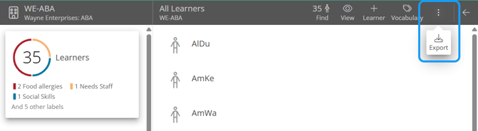 bulk export.motivity