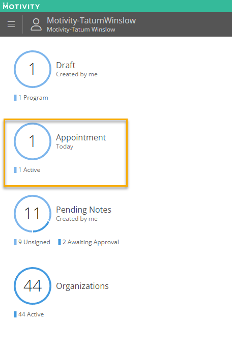 Motivity PM Connection Step 2: Finding Appointments in Motivity and ...
